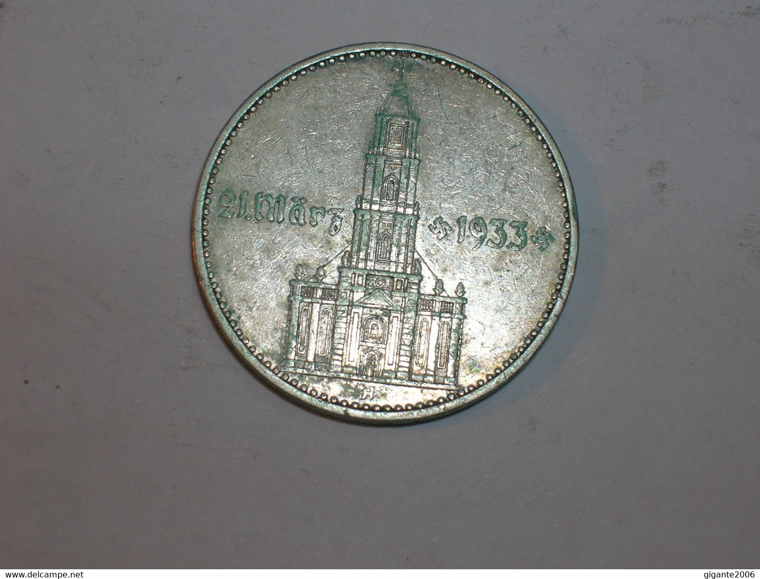 ALEMANIA. 2 Marcos 1934 A, Iglesia Con Año (5350) - 2 Reichsmark