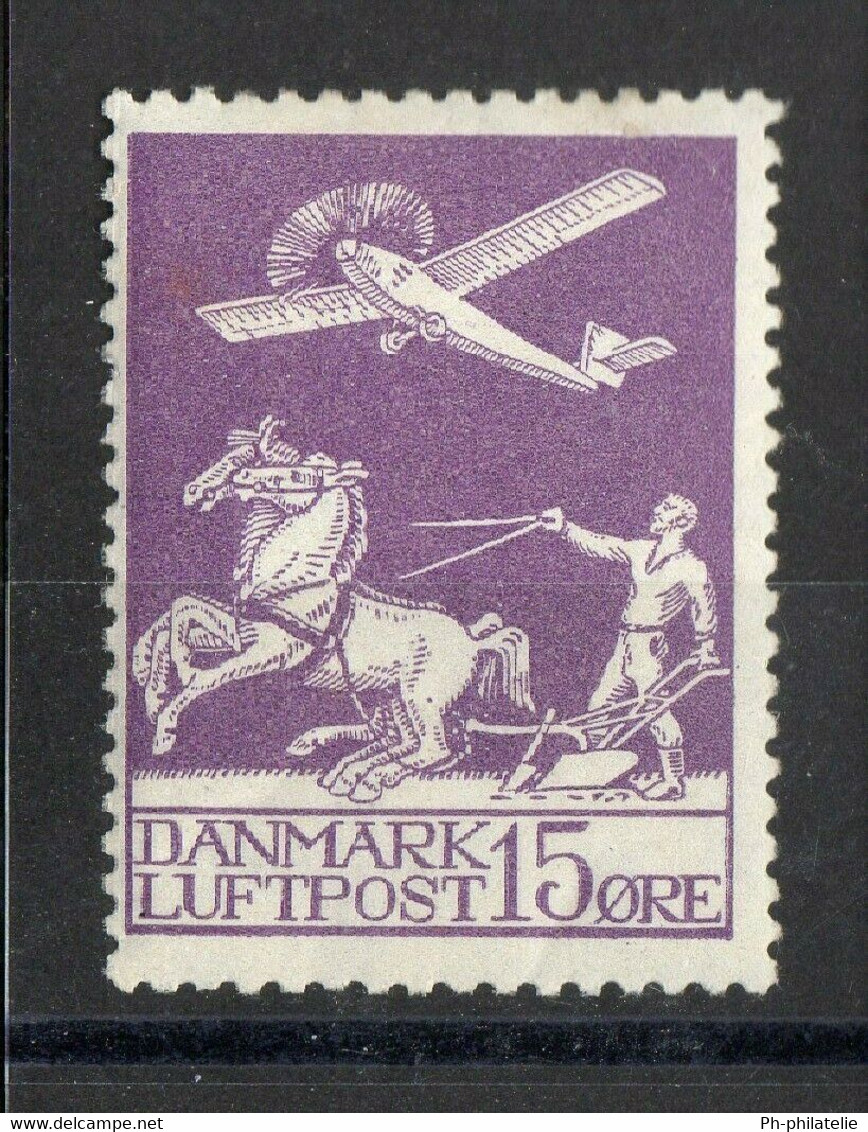 DANEMARK: TIMBRE P.A. NEUF* N°2 - Luchtpostzegels