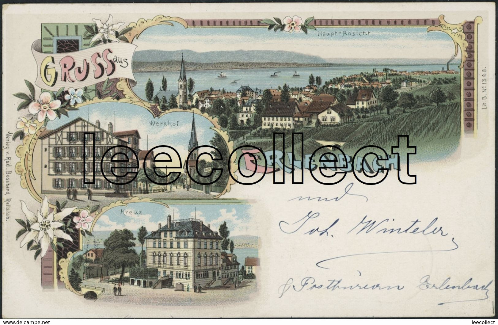 Suisse - ZH Erlenbach - Litho - Erlenbach