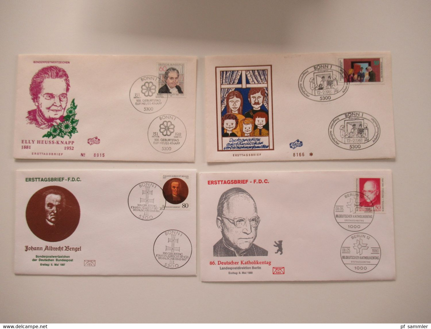 BRD 1980 / 90er Teilw. Bis 2001 Jahre FDC Posten Mit 200 Stück Bei Den Freimarken Auch Randstücke Dabei! Inkl. ATM Nr.1 - Collections (without Album)