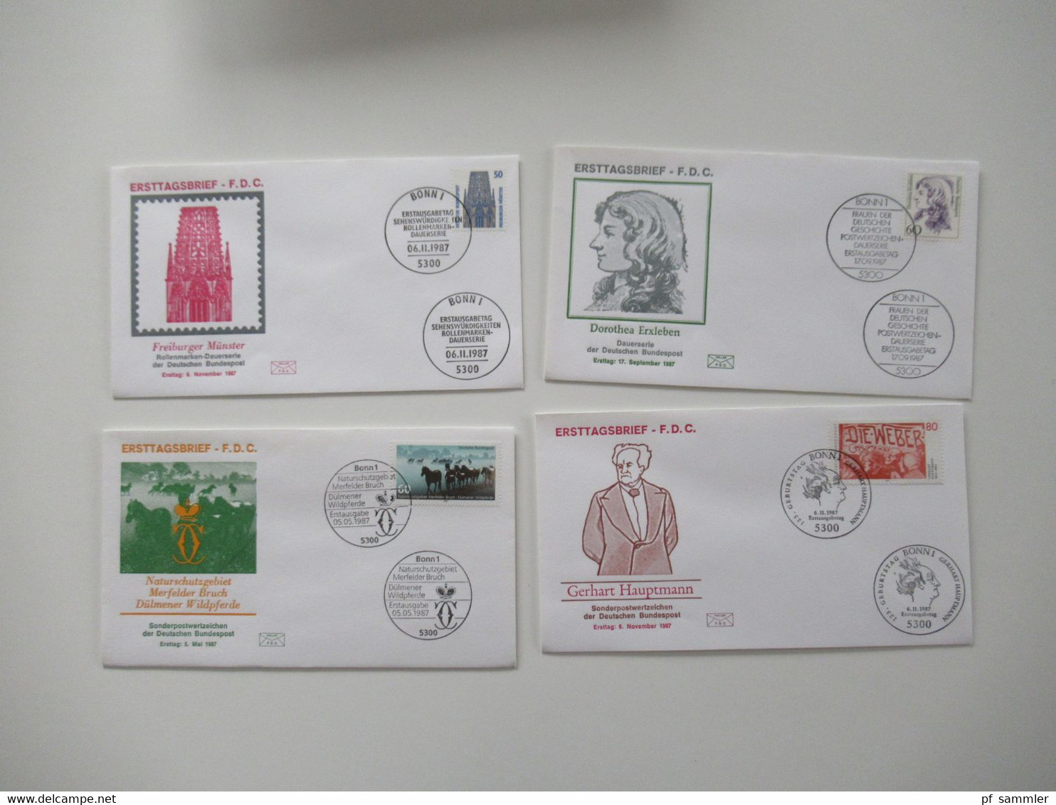 BRD 1980 / 90er Teilw. Bis 2001 Jahre FDC Posten Mit 200 Stück Bei Den Freimarken Auch Randstücke Dabei! Inkl. ATM Nr.1 - Collections (without Album)