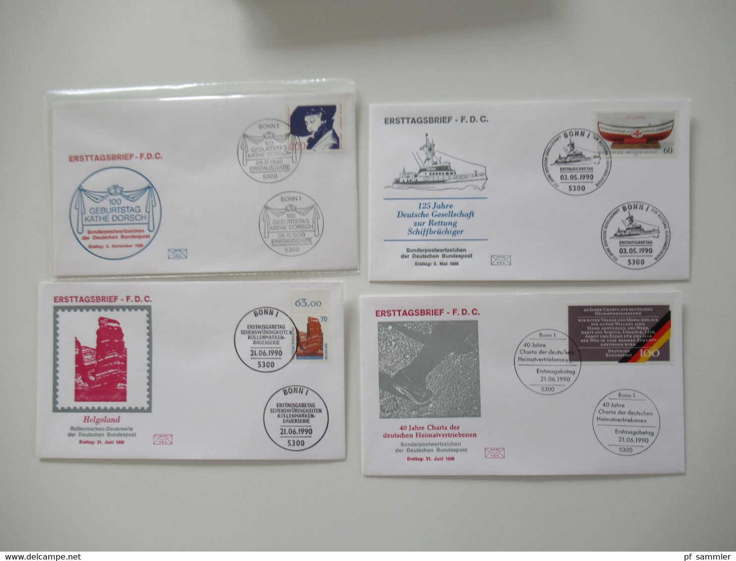 BRD 1980 / 90er teilw. bis 2001 Jahre FDC Posten mit 200 Stück bei den Freimarken auch Randstücke dabei! inkl. ATM Nr.1