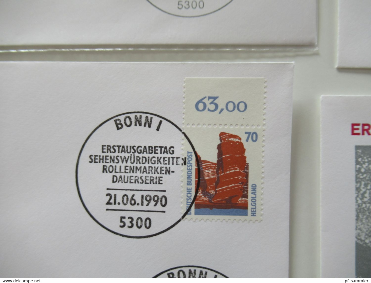 BRD 1980 / 90er teilw. bis 2001 Jahre FDC Posten mit 200 Stück bei den Freimarken auch Randstücke dabei! inkl. ATM Nr.1