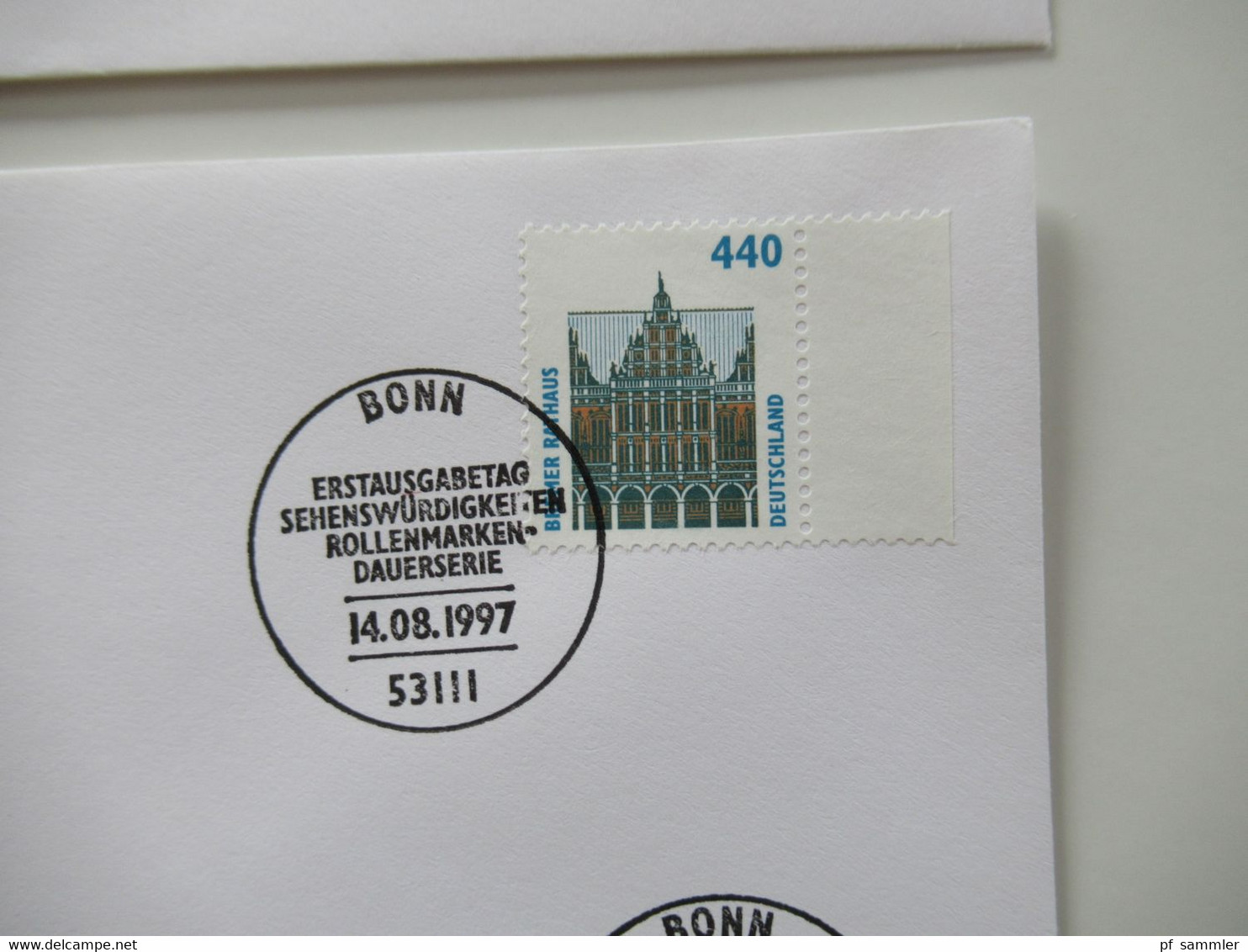 BRD 1980 / 90er teilw. bis 2001 Jahre FDC Posten mit 200 Stück bei den Freimarken auch Randstücke dabei! inkl. ATM Nr.1