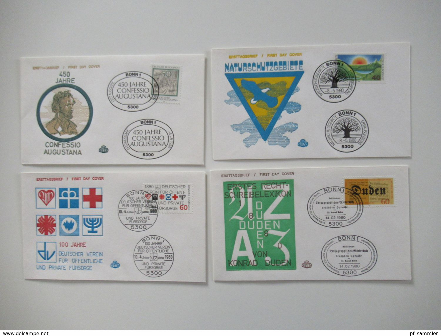 BRD 1980 / 90er teilw. bis 2001 Jahre FDC Posten mit 200 Stück bei den Freimarken auch Randstücke dabei! inkl. ATM Nr.1