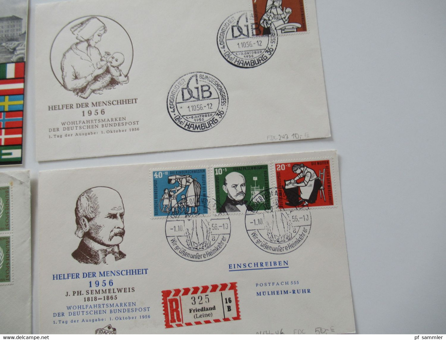 BRD 1956 - 80er Jahre FDC / Sonderbelege Posten insgesamt 88 Stück auch Einschreiben!! Stöberposten!