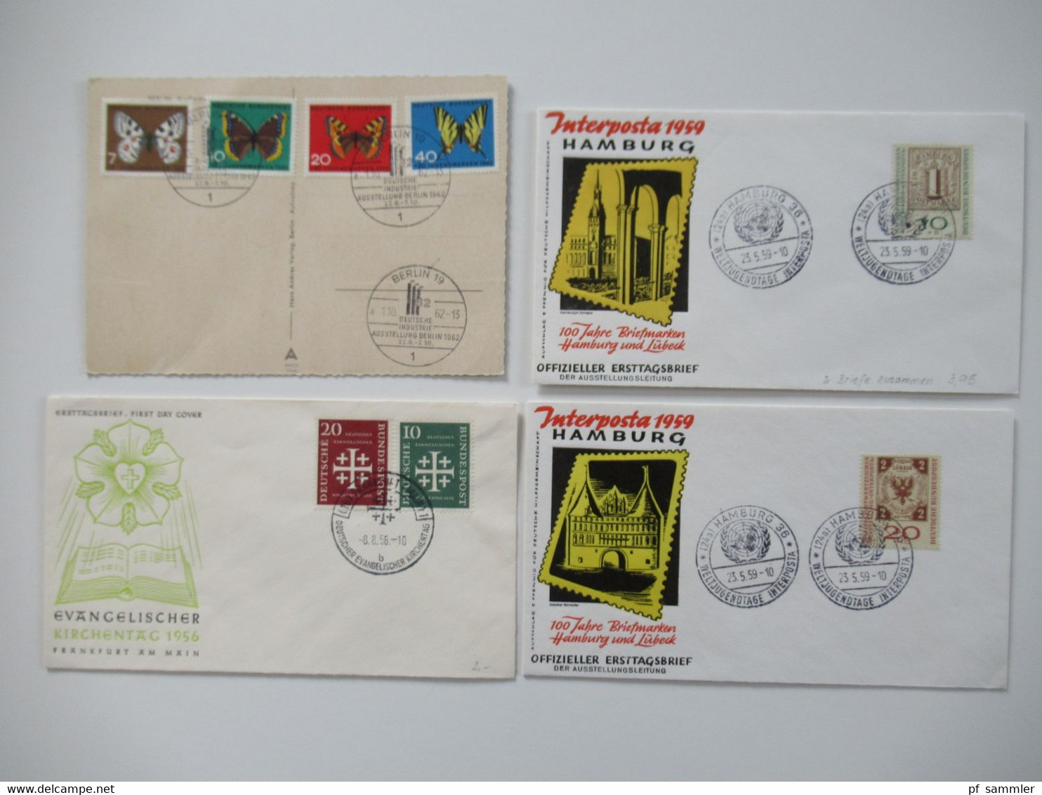 BRD 1956 - 80er Jahre FDC / Sonderbelege Posten insgesamt 88 Stück auch Einschreiben!! Stöberposten!