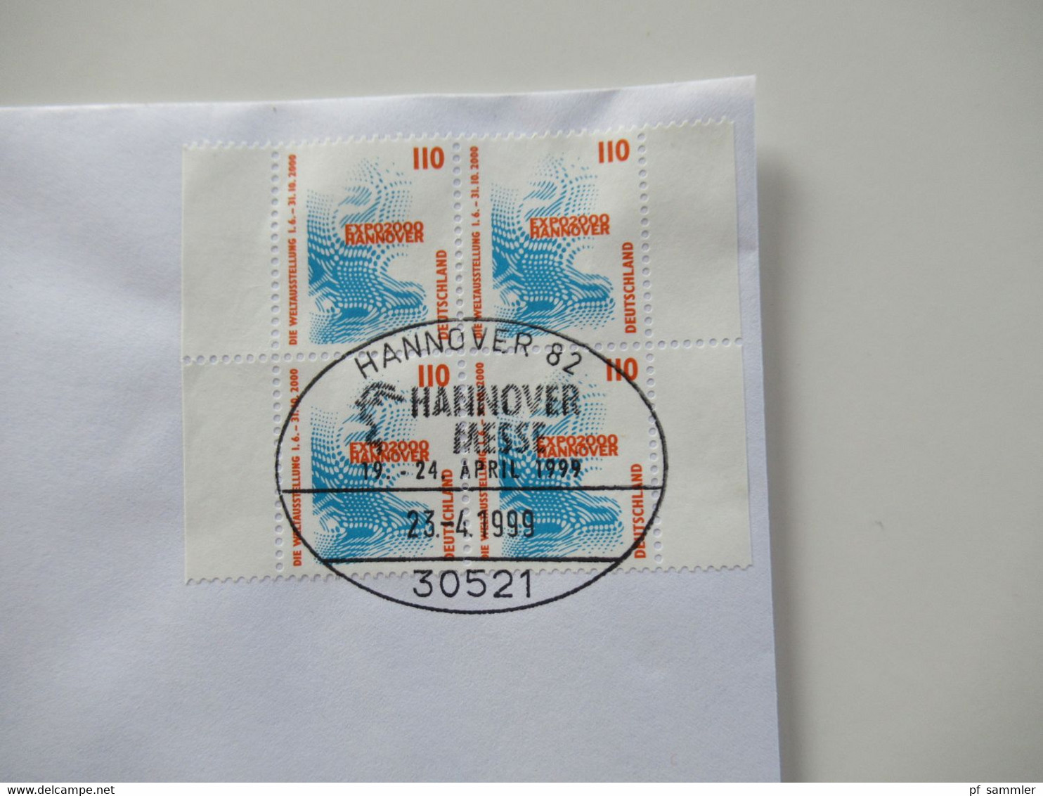 BRD 1990 - € Zeit FDC / Sonderbelege Posten insgesamt 84 Stück viele Sonderstempel Hannover Ligna / Messestempel