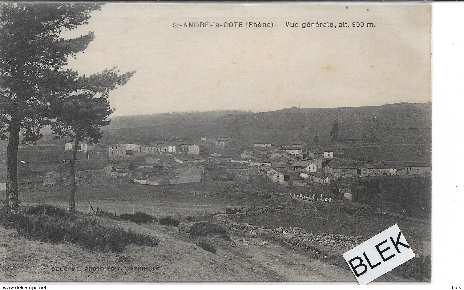 69 .  Rhone :  Saint André La Cote : Vue Generale . - Saint-André-la-Côte