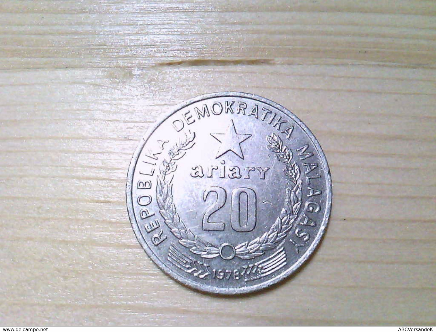 Madagaskar, Repoblika Deokratika Malagasy, 20 Ariary Von 1978. - Numismatics