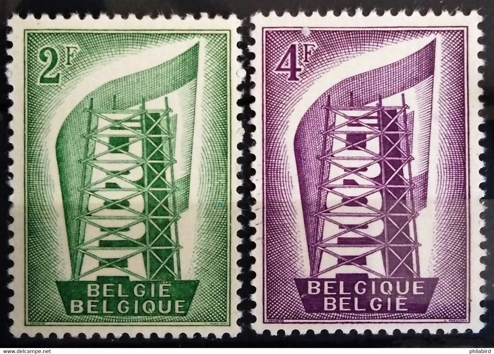 EUROPA 1956 - BELGIQUE                    N° 994/995                   NEUF** - 1956