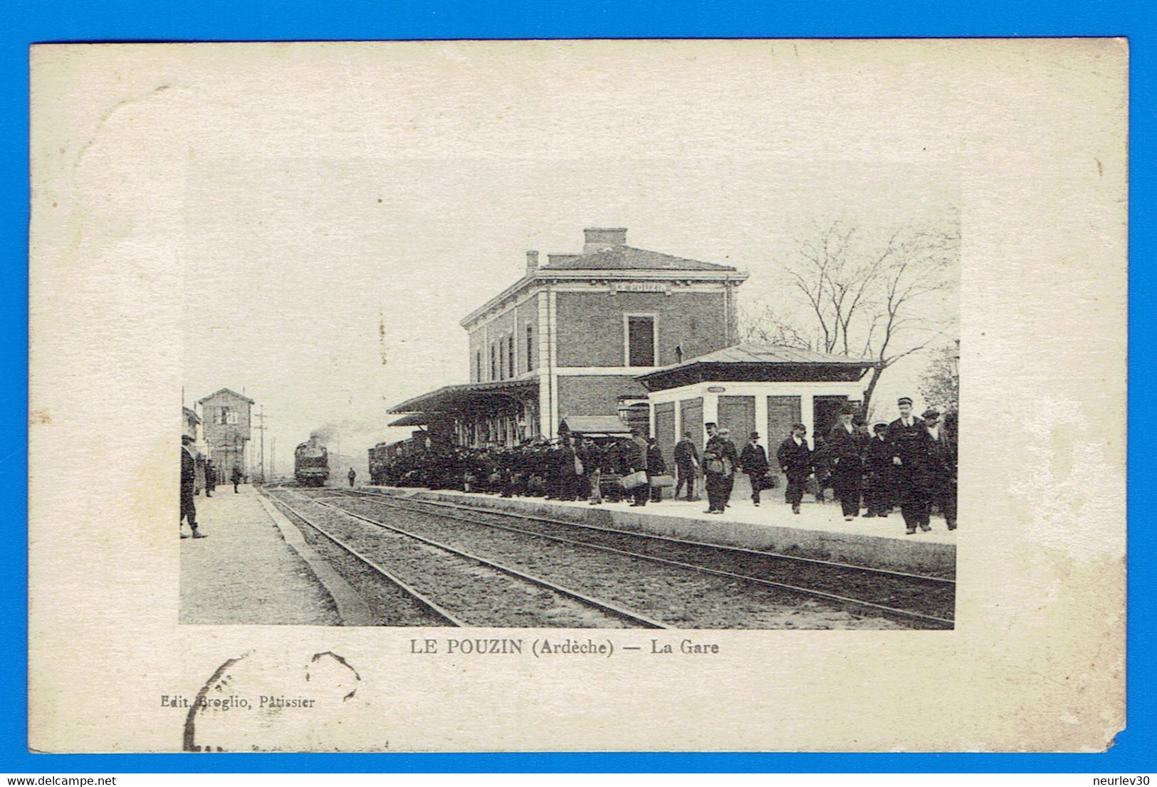 CPA ARDECHE (07) - LE POUZIN - LA GARE - Le Pouzin