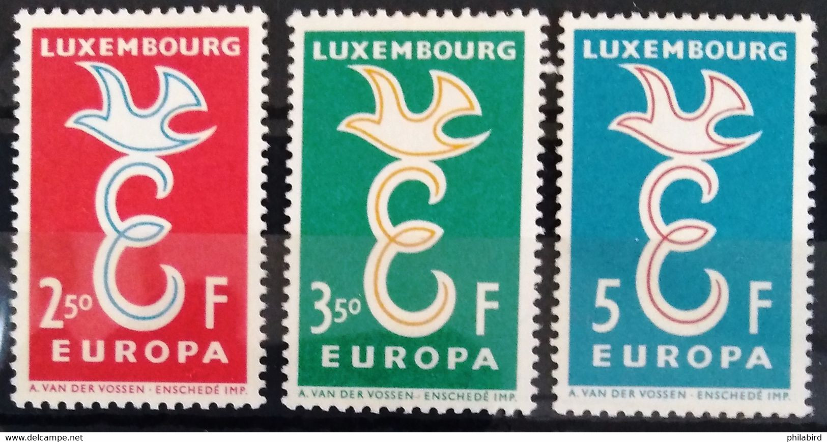 EUROPA 1958 - LUXEMBOURG                    N° 548/550                        NEUF** - 1958