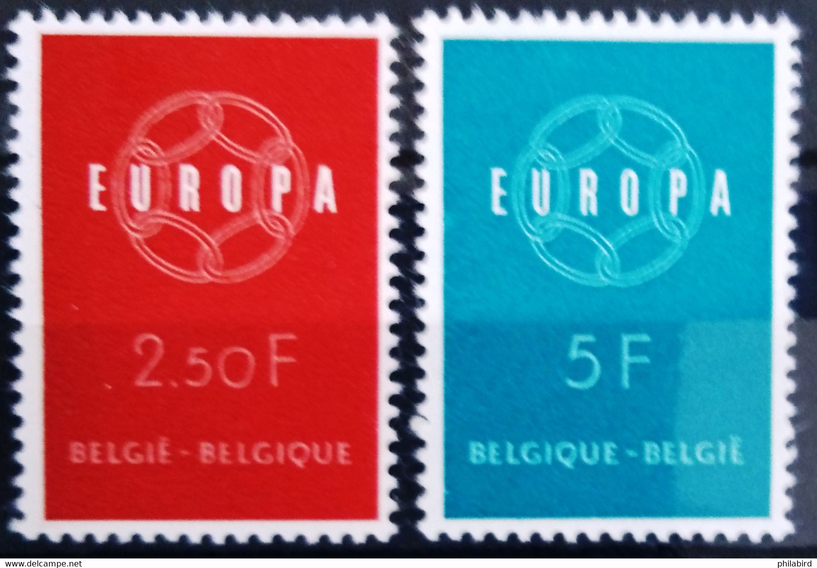 EUROPA 1959 - BELGIQUE                    N° 1111/1112                        NEUF** - 1959