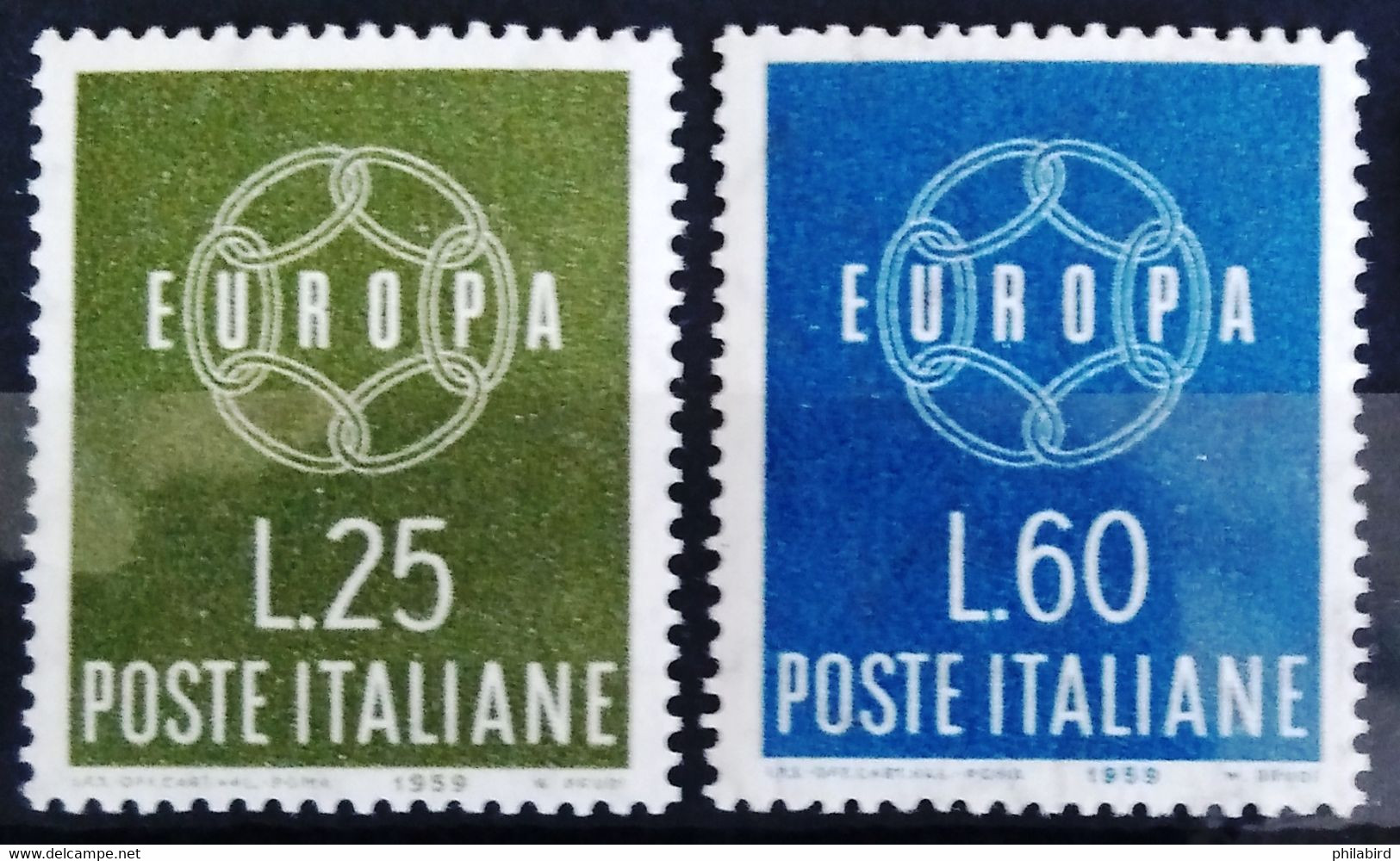 EUROPA 1959 - ITALIE                    N° 804/805                        NEUF** - 1959