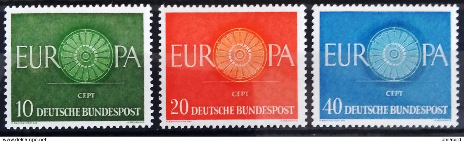 EUROPA 1960 - ALLEMAGNE                    N° 210/212                        NEUF** - 1960