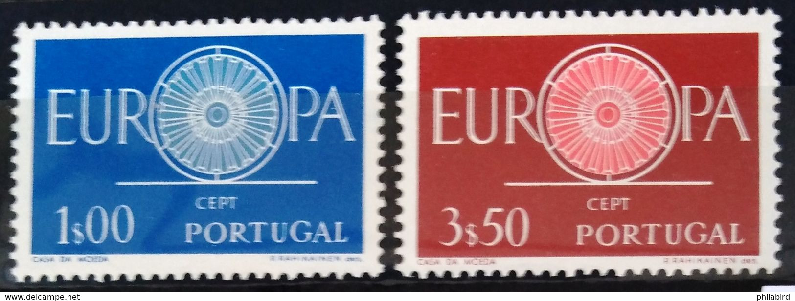 EUROPA 1960 - PORTUGAL                   N° 879/880                        NEUF** - 1960