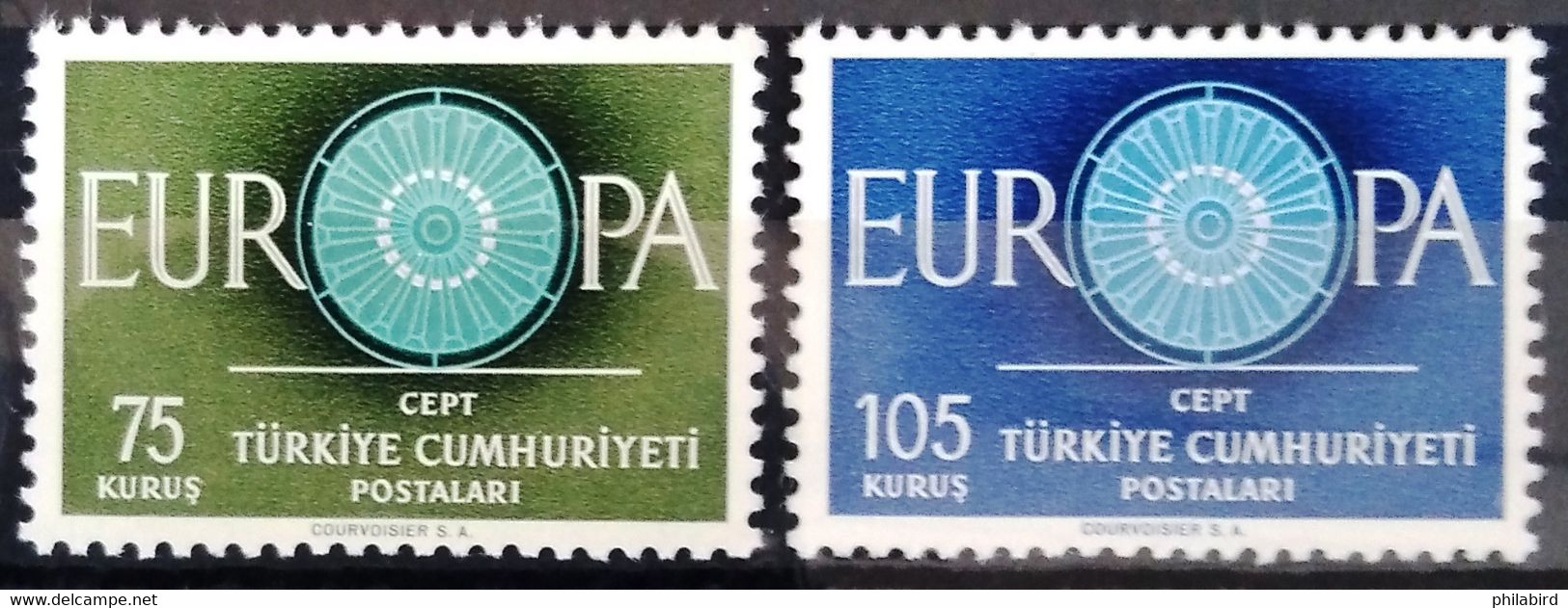 EUROPA 1960 - TURQUIE                   N° 1567/1568                        NEUF** - 1960