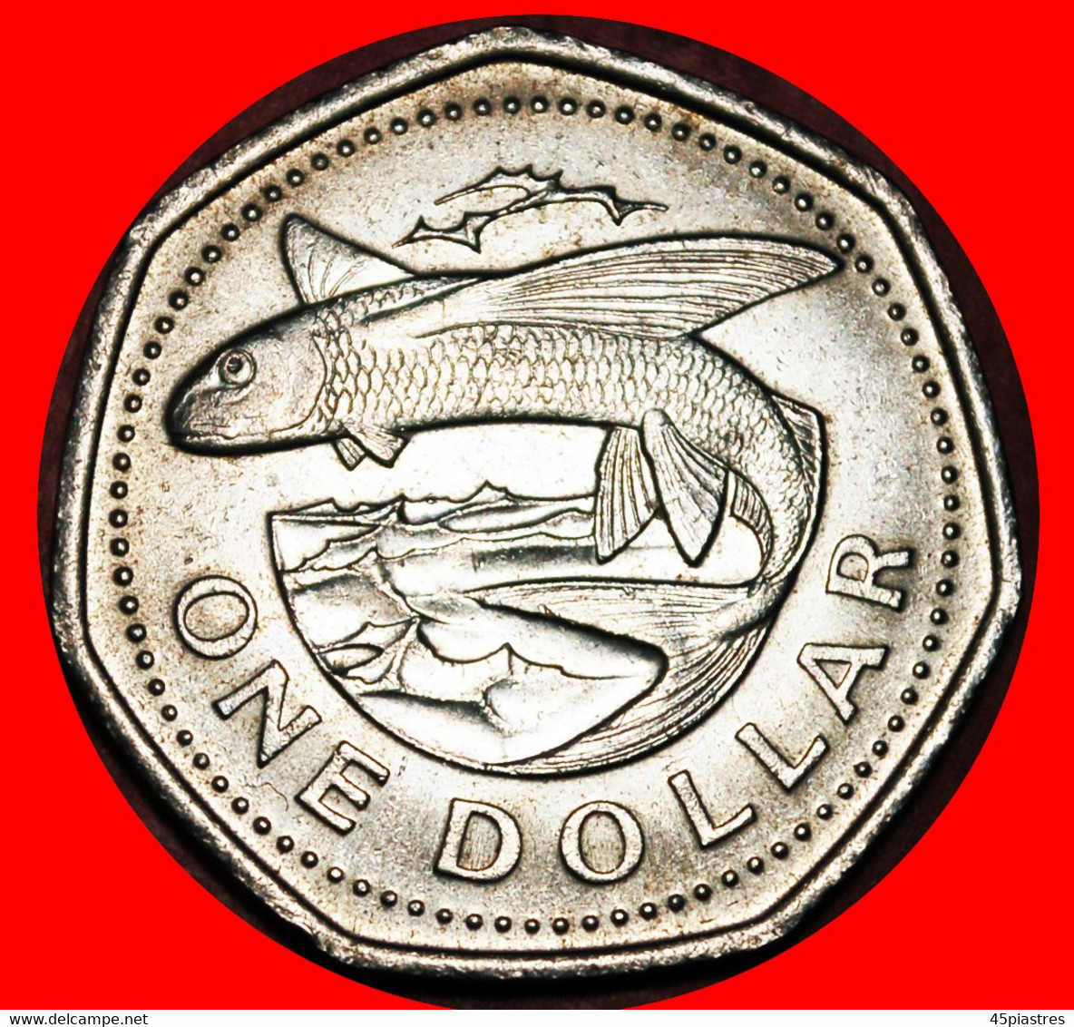 * GREAT BRITAIN (1988-2005): BARBADOS ★ 1 DOLLAR 1994! FISH!★ LOW START★ NO RESERVE! - Barbades
