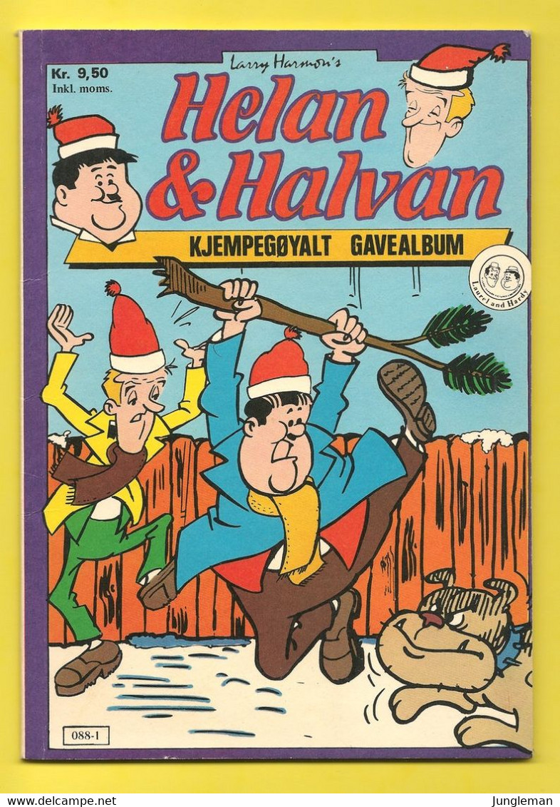 Helan & Halvan - Gavealbum - Laurel And Hardy - Publisher Atlantic Forlag A/S - In Danish Or Swedish - Year 1980 - Lingue Scandinave