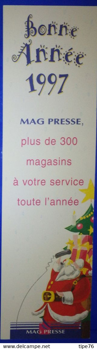 Marque Page Calendrier Bonne Année 1997 Père Noël - Kleinformat : ...-1900