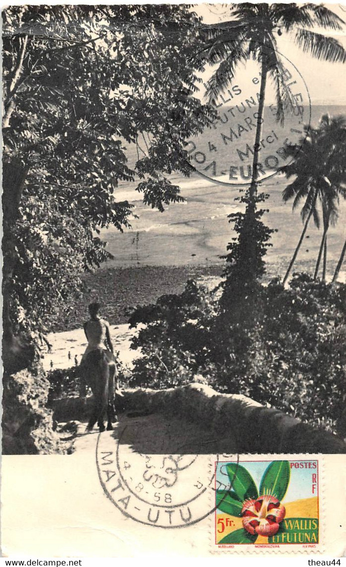 ¤¤   -   ILES WALLIS Et FUTUNA   -   Carte 1er Jour Du 4 Mars 1958   -  Oblitération      -    ¤¤ - Wallis Et Futuna