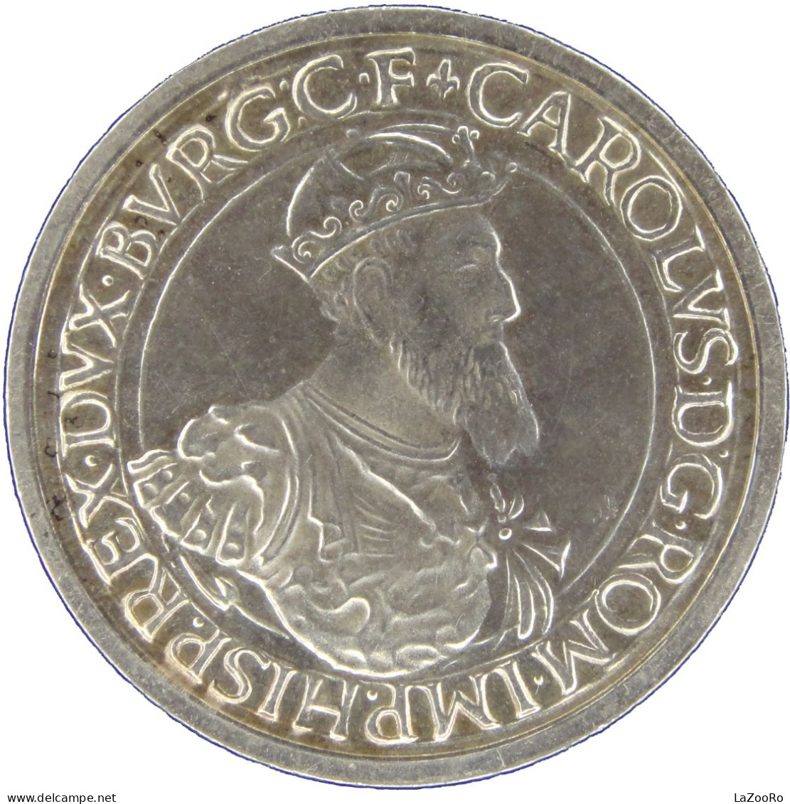 LaZooRo: Belgium 5 Ecu 1987 UNC - Silver - Ecu