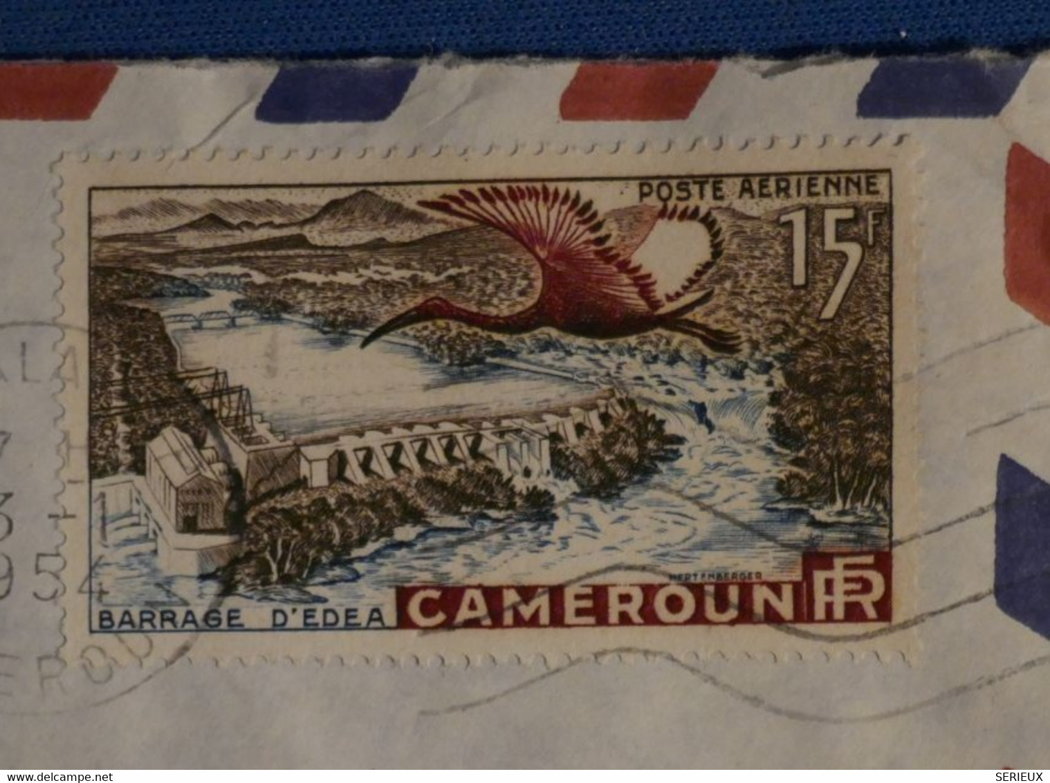 AM10 CAMEROUN    BELLE LETTRE  1954 DOUALA  POUR PARIS FRANCE  + +AFFRANCH. PLAISANT - Storia Postale