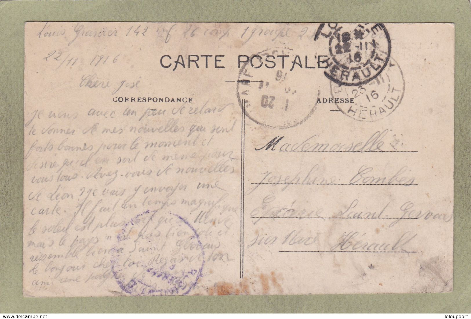 LODEVE  CAMP DE MARS  NOUVELLE CASERNE - Lodeve