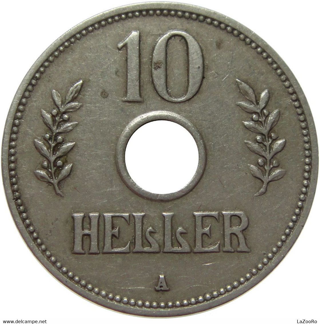 LaZooRo: German East Africa 10 Heller 1911 A XF - Duits-Oost-Afrika