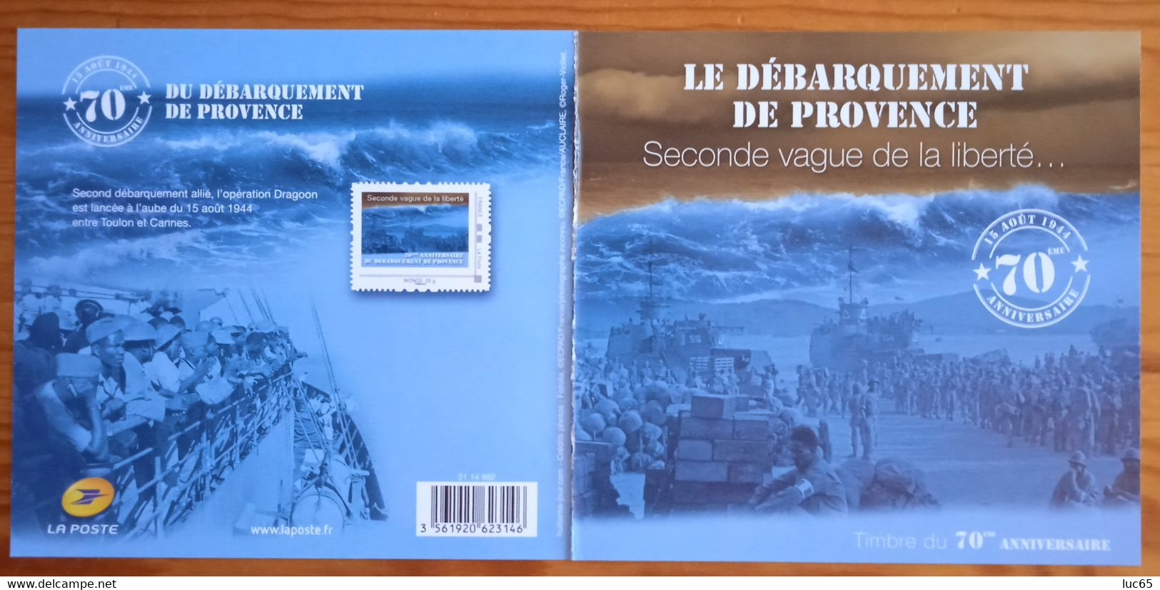 France Collector 2014   70e Anniversaire Du Débarquement De Provence Seconde Guerre Mondiale - Collectors