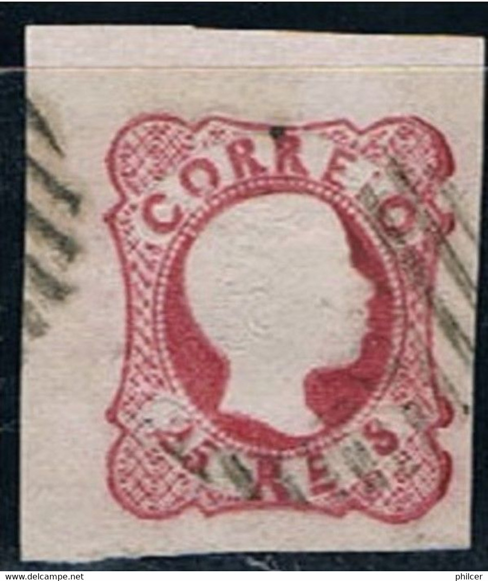 Portugal, 1856/8, # 13, Tipo VII, Used - Oblitérés