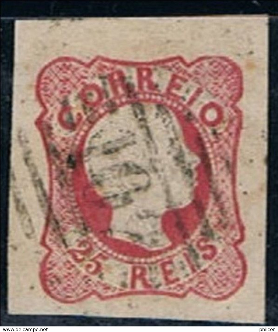 Portugal, 1856/8, # 13, Tipo V, Viana Do Castelo, Used - Oblitérés