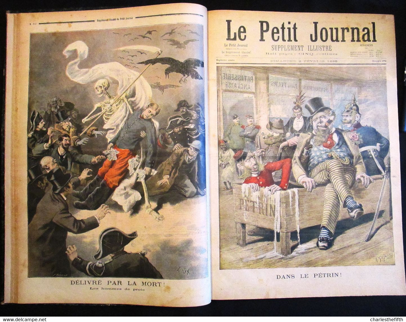 SUPERBE RELIURE ** Le petit journal illustré 1896 ** COMPLET - Li Hung-Chang CHINE - Russie - shah de Perse - Tsar -