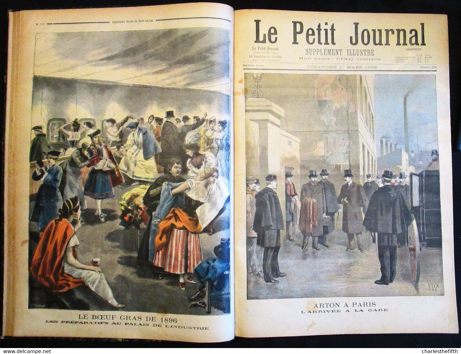 SUPERBE RELIURE ** Le petit journal illustré 1896 ** COMPLET - Li Hung-Chang CHINE - Russie - shah de Perse - Tsar -