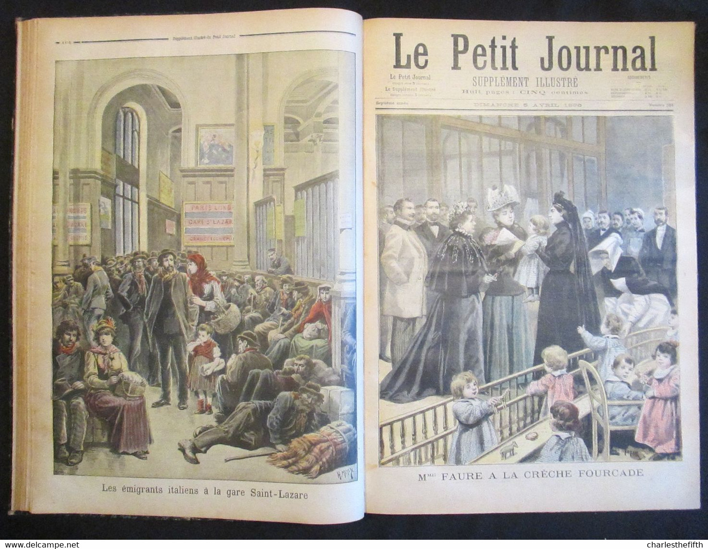 SUPERBE RELIURE ** Le petit journal illustré 1896 ** COMPLET - Li Hung-Chang CHINE - Russie - shah de Perse - Tsar -