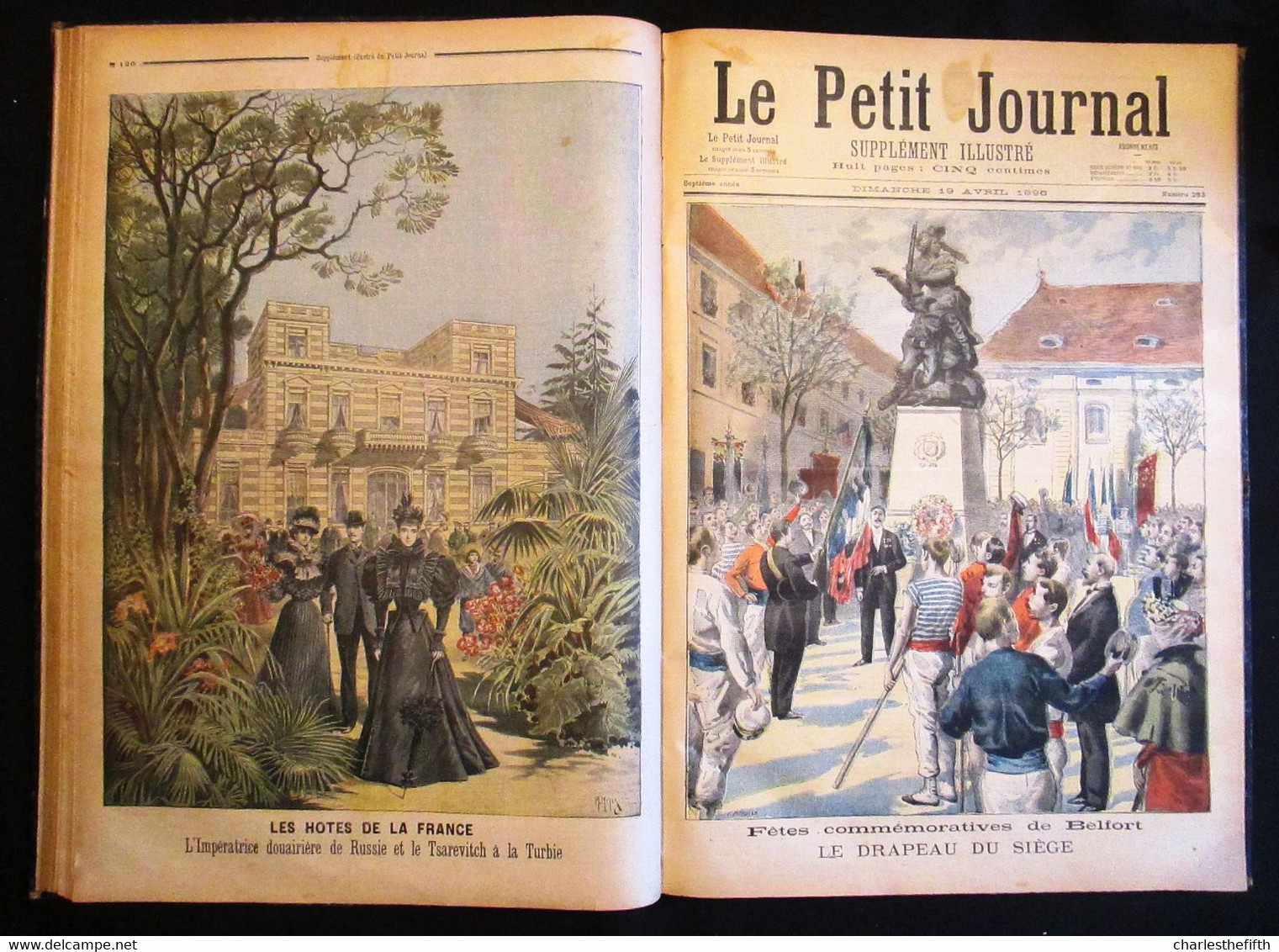 SUPERBE RELIURE ** Le petit journal illustré 1896 ** COMPLET - Li Hung-Chang CHINE - Russie - shah de Perse - Tsar -