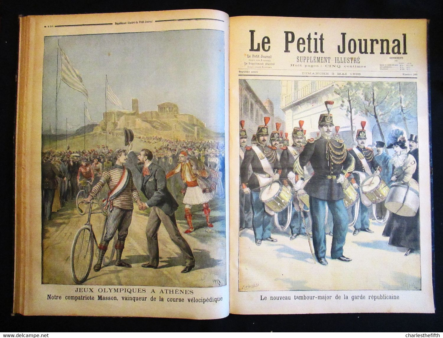 SUPERBE RELIURE ** Le petit journal illustré 1896 ** COMPLET - Li Hung-Chang CHINE - Russie - shah de Perse - Tsar -