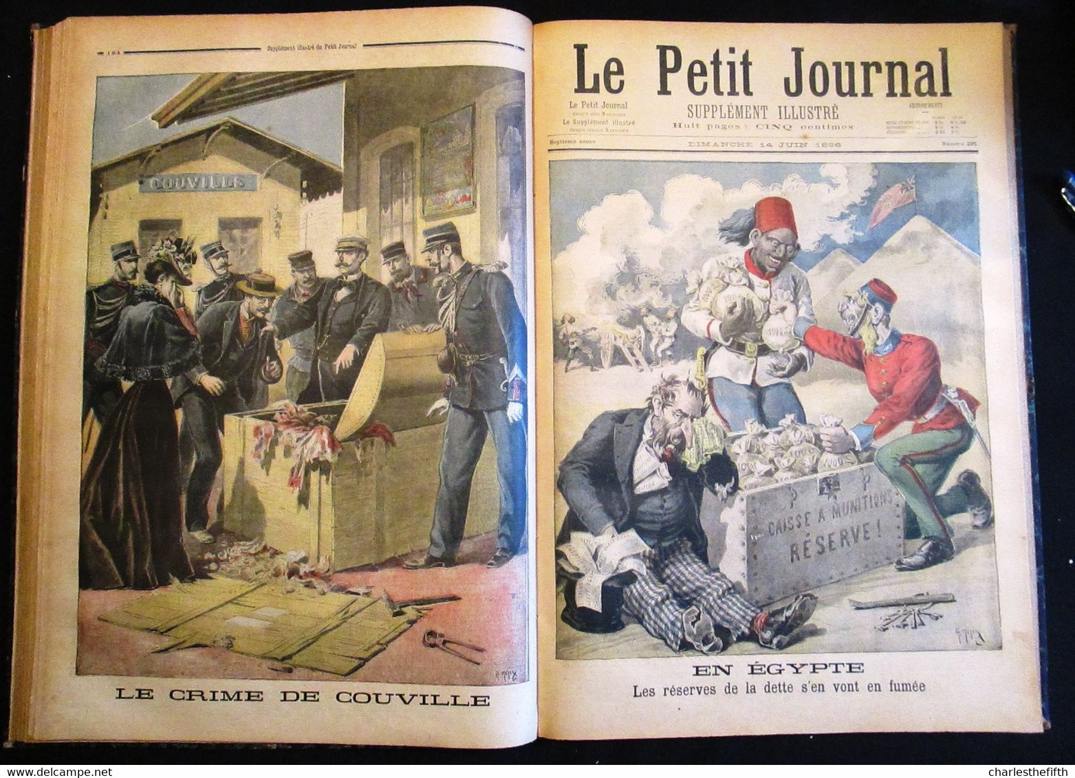 SUPERBE RELIURE ** Le petit journal illustré 1896 ** COMPLET - Li Hung-Chang CHINE - Russie - shah de Perse - Tsar -