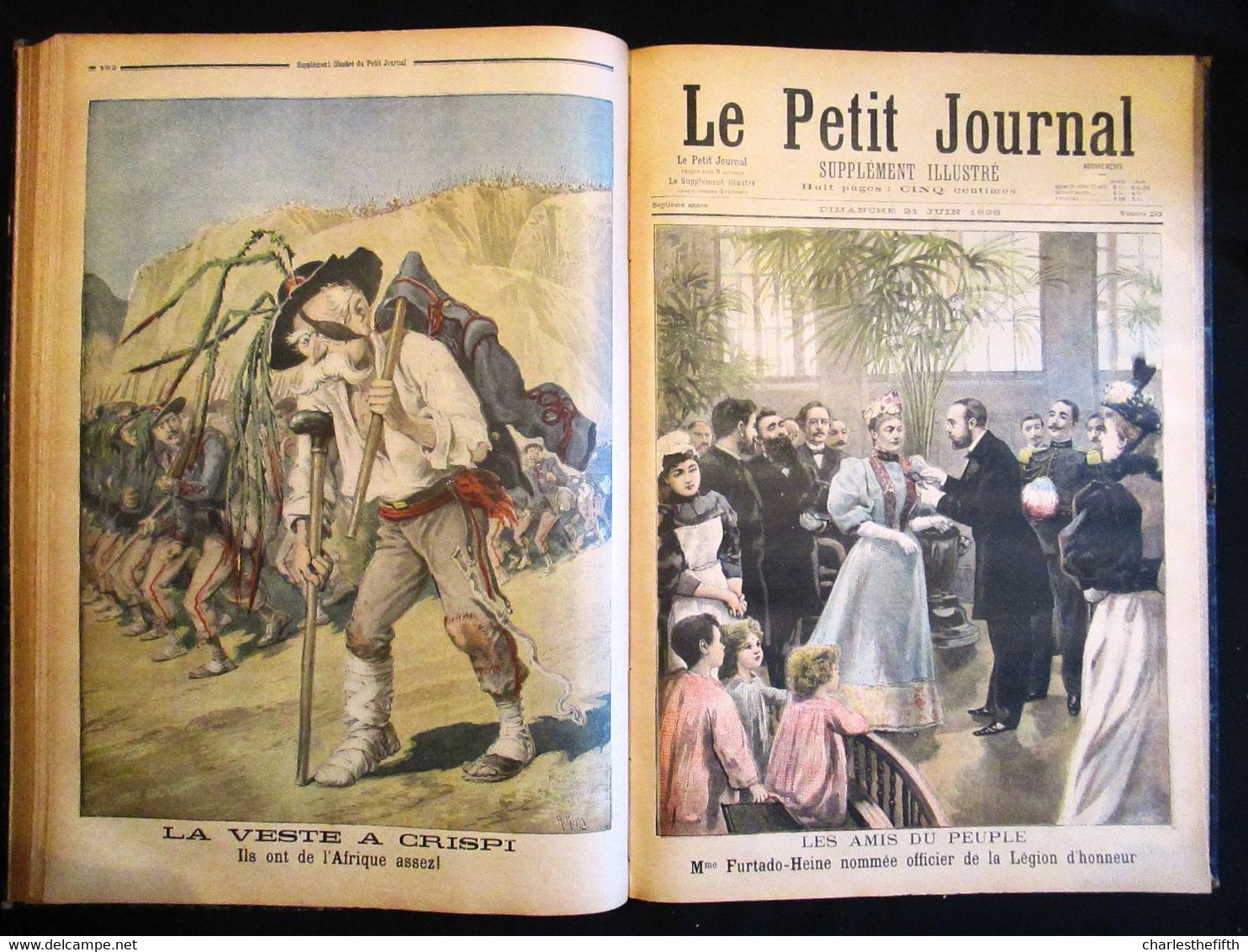 SUPERBE RELIURE ** Le petit journal illustré 1896 ** COMPLET - Li Hung-Chang CHINE - Russie - shah de Perse - Tsar -