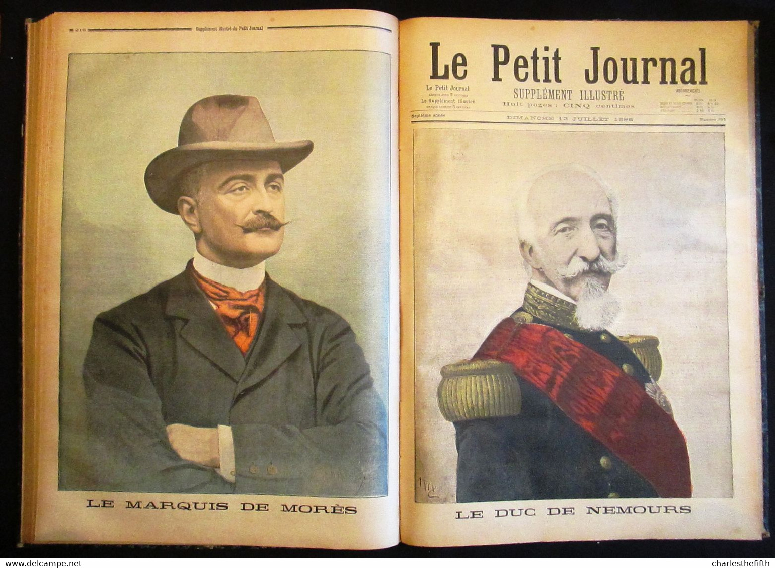 SUPERBE RELIURE ** Le petit journal illustré 1896 ** COMPLET - Li Hung-Chang CHINE - Russie - shah de Perse - Tsar -