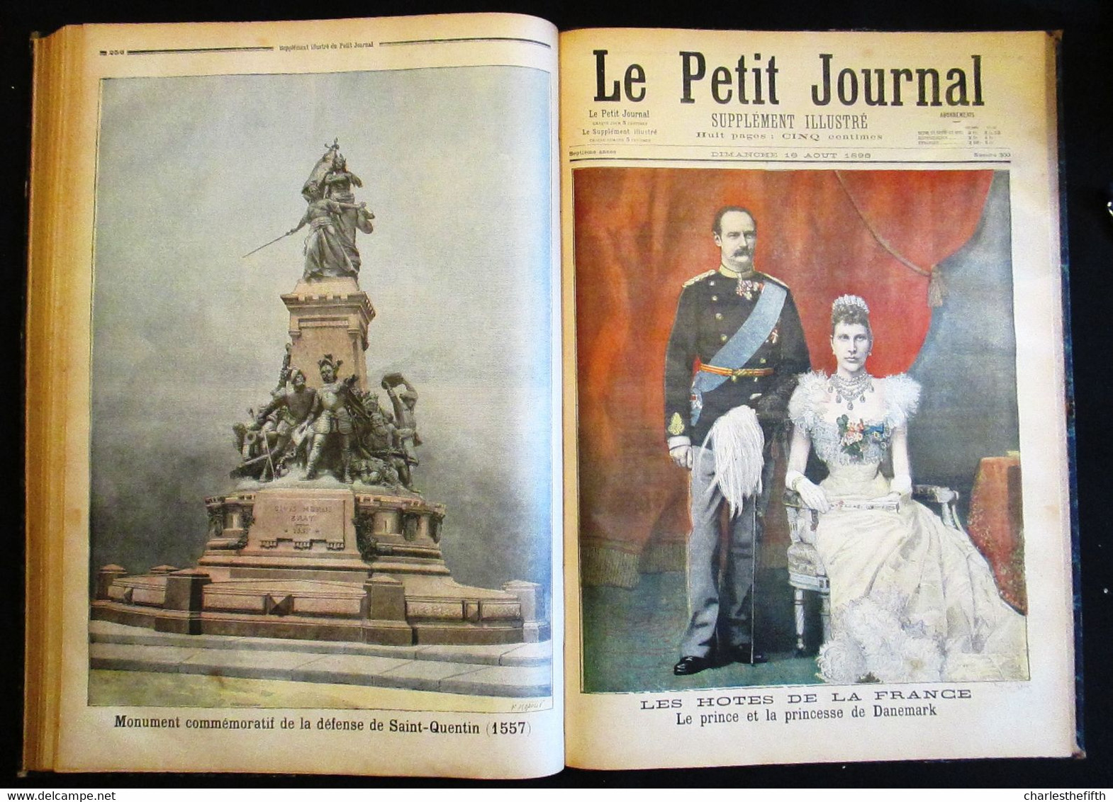 SUPERBE RELIURE ** Le petit journal illustré 1896 ** COMPLET - Li Hung-Chang CHINE - Russie - shah de Perse - Tsar -