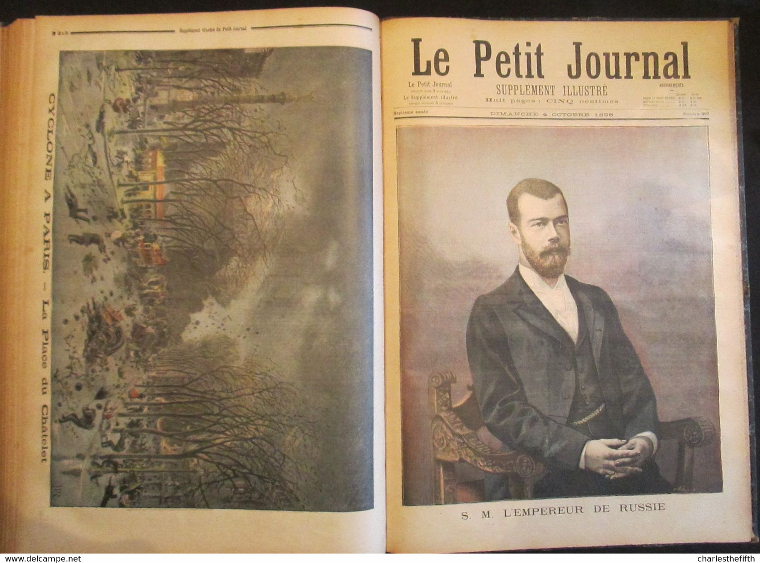 SUPERBE RELIURE ** Le petit journal illustré 1896 ** COMPLET - Li Hung-Chang CHINE - Russie - shah de Perse - Tsar -