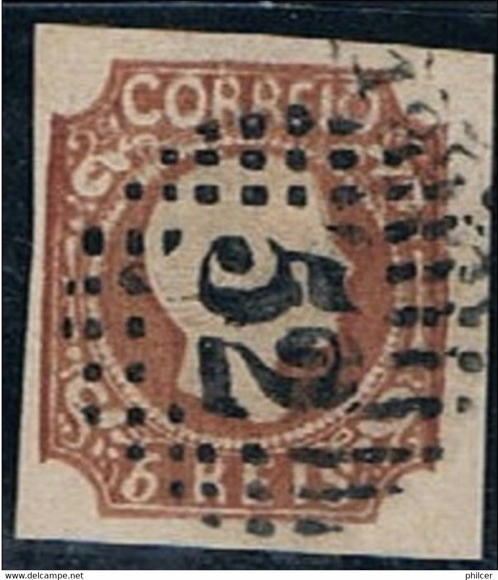 Portugal, 1856/8, # 10, Tipo VII, Used - Oblitérés