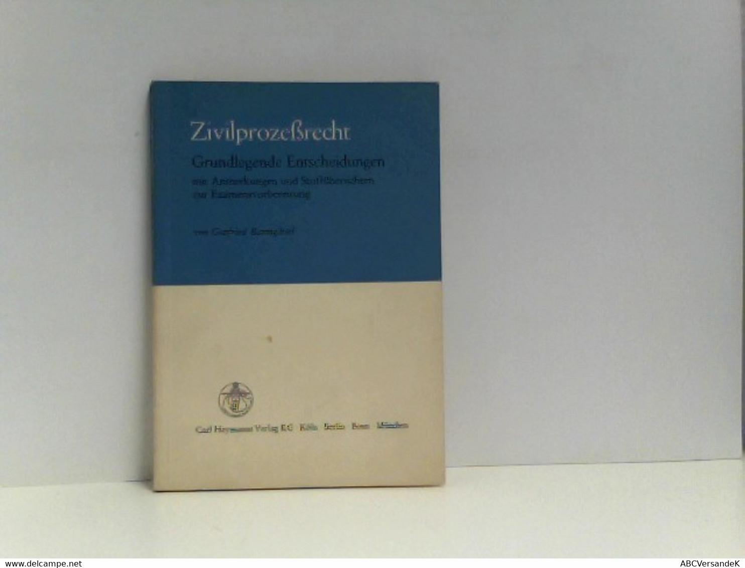 Zivilprozeßrecht Grundlegende Entscheidungen - Diritto