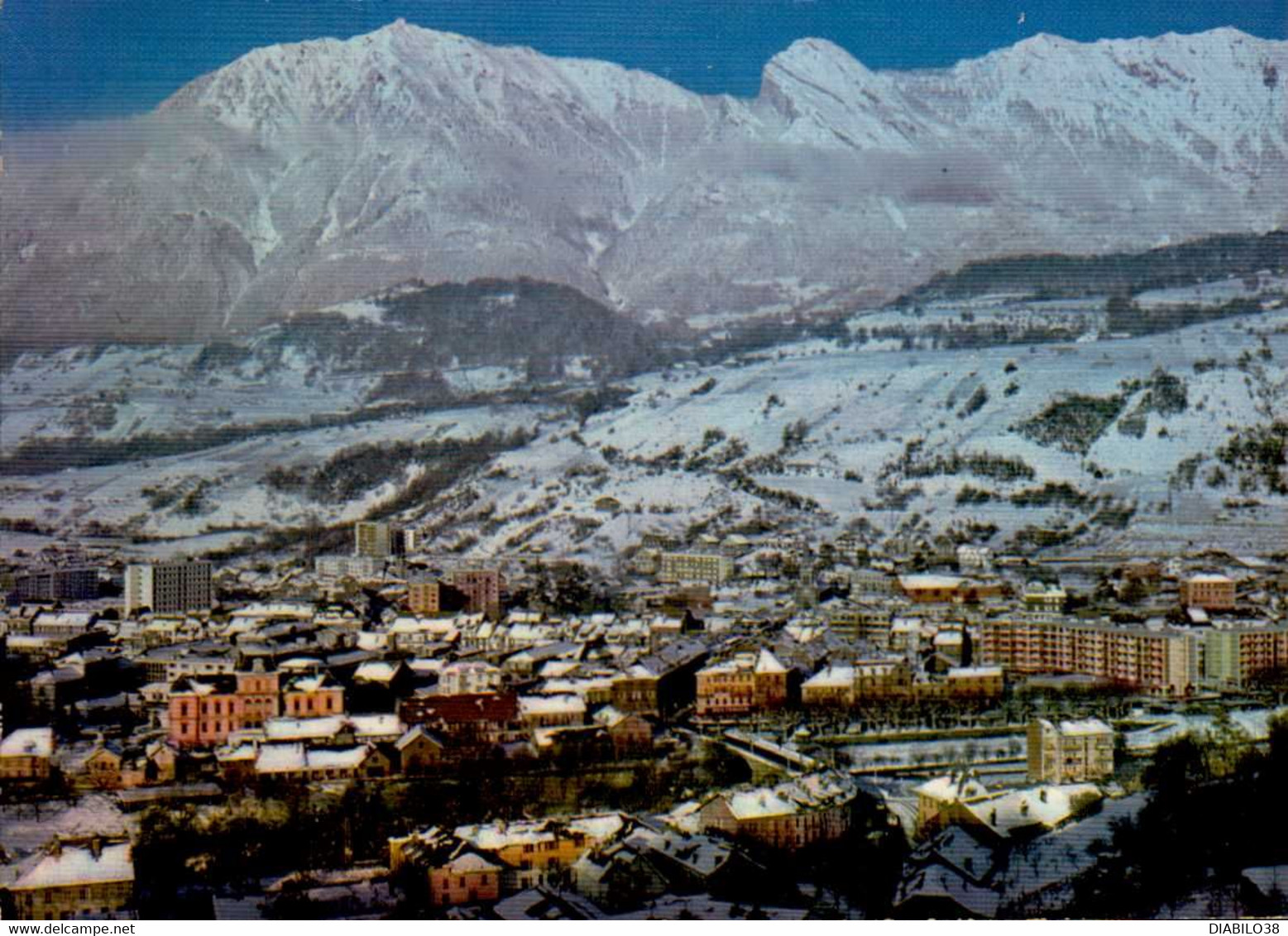 ALBERTVILLE  ( SAVOIE )    PAYSAGE HIVERNAL , AU FOND LA  "BELLE ETOILE " - Albertville