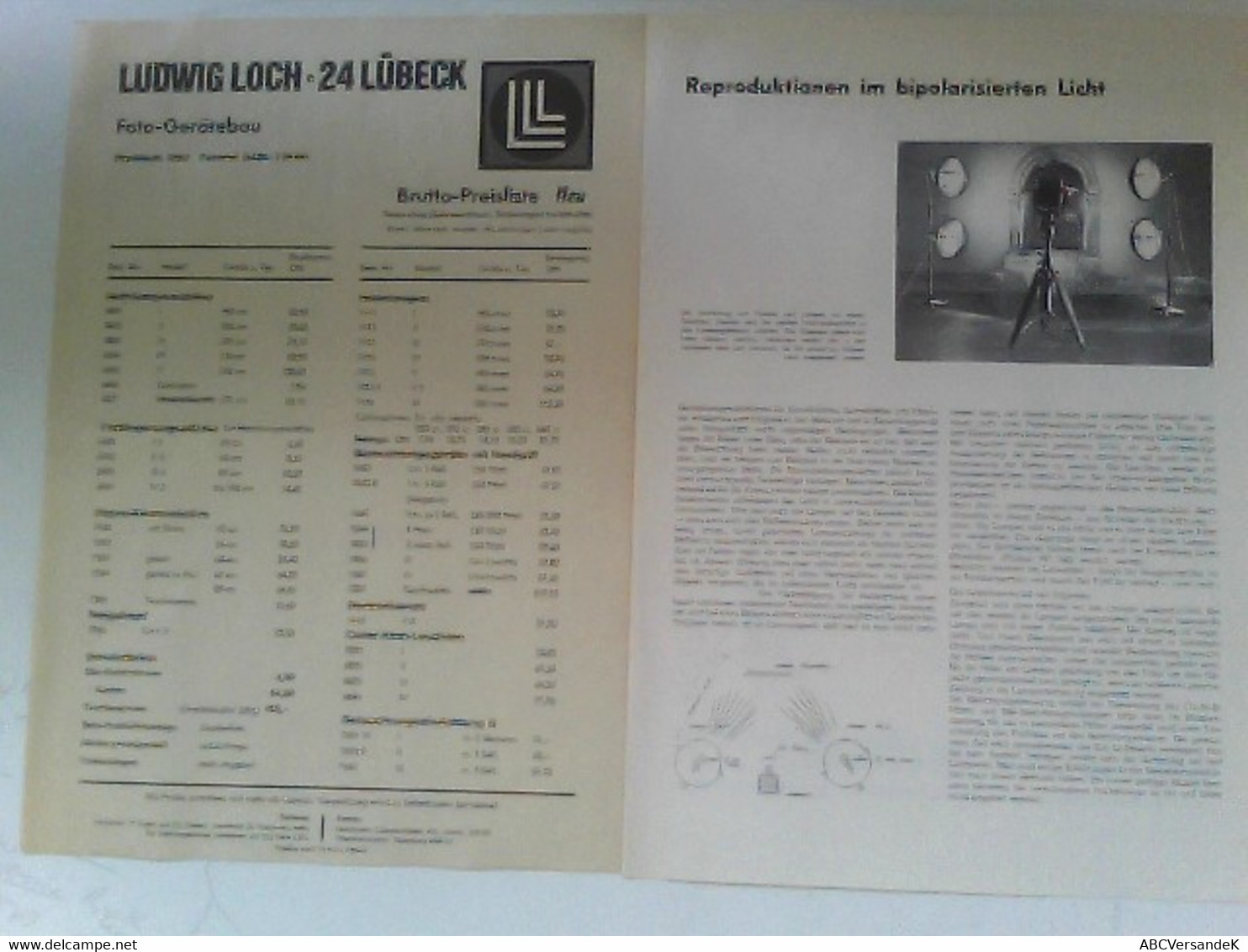 Fertigungsprogramm - Técnico