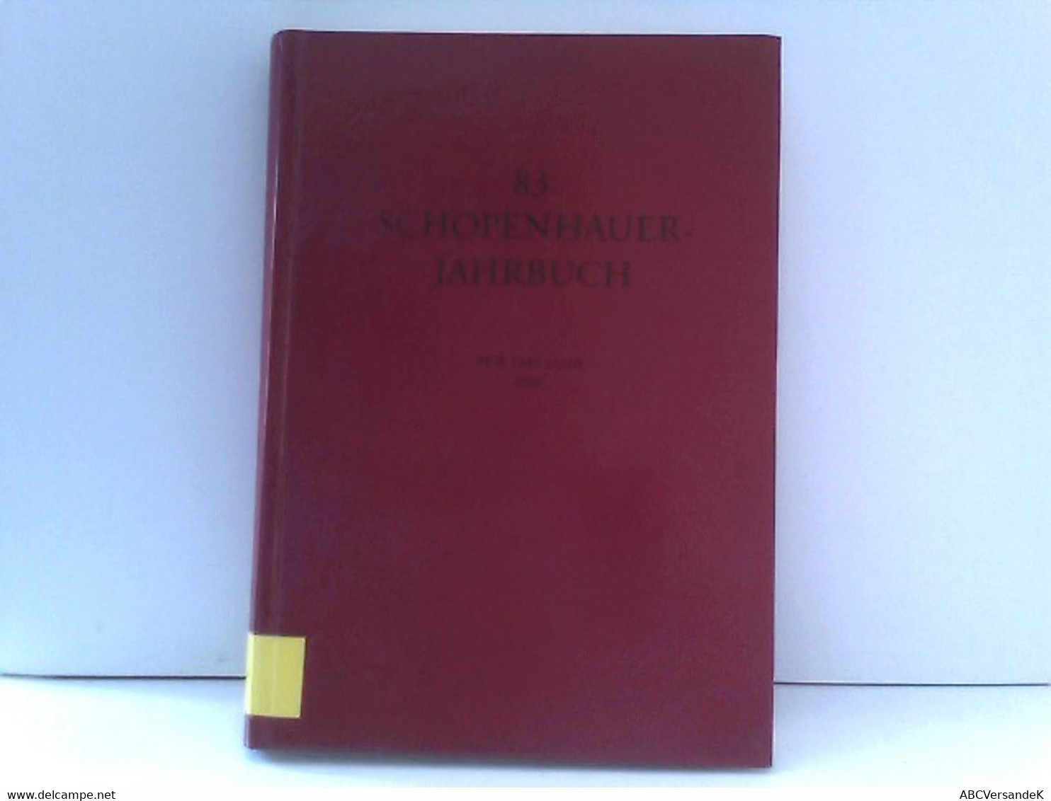 83. Schopenhauer-Jahrbuch - Philosophie