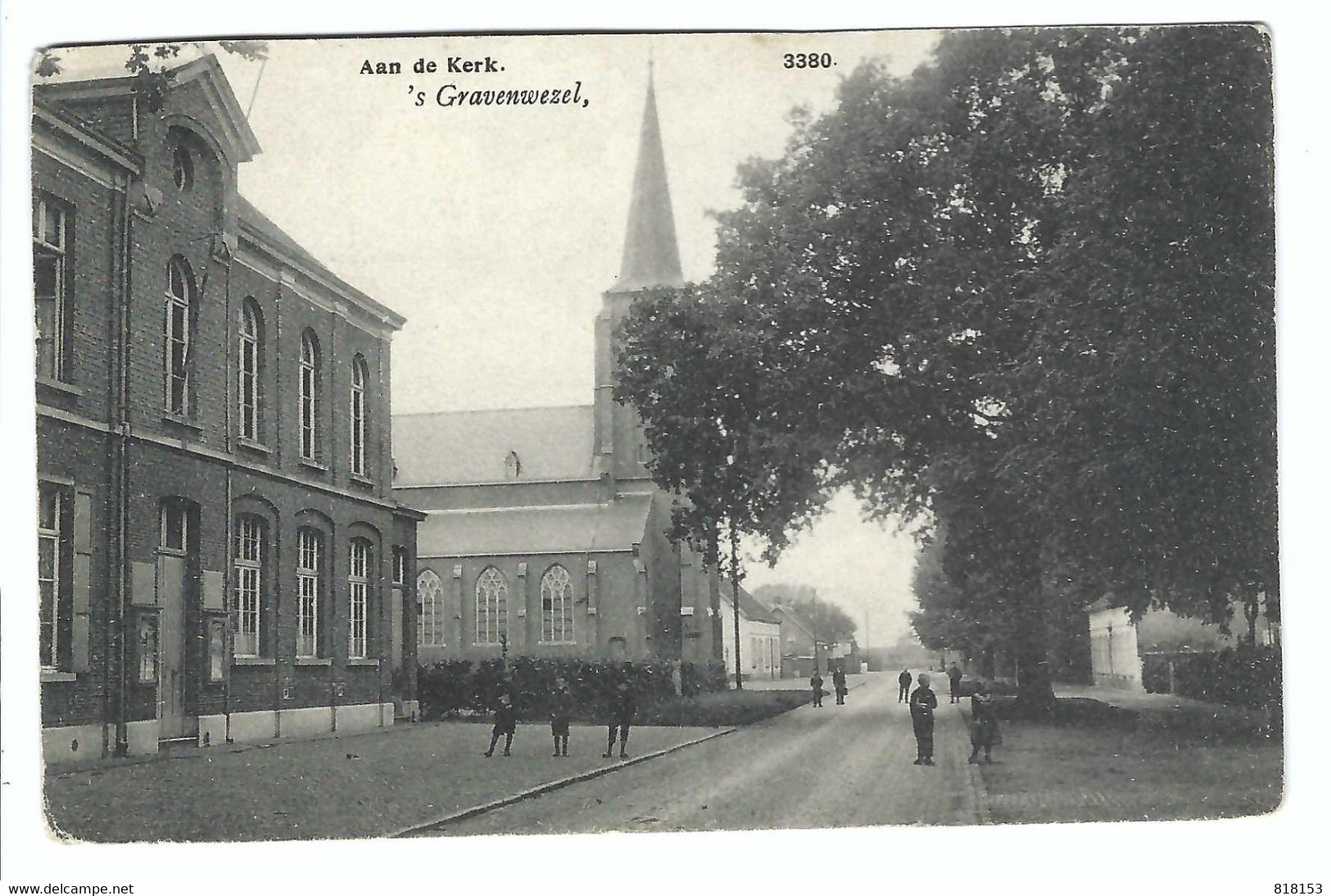 's Gravenwezel 3380 Aan De Kerk  1907 - Schilde