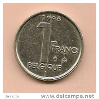 1 Franc Belge Albert II De 1995 - 1 Franc